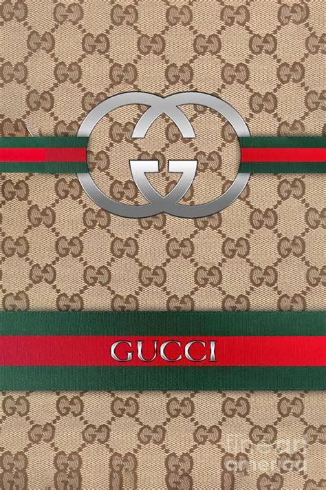 gucci brown print